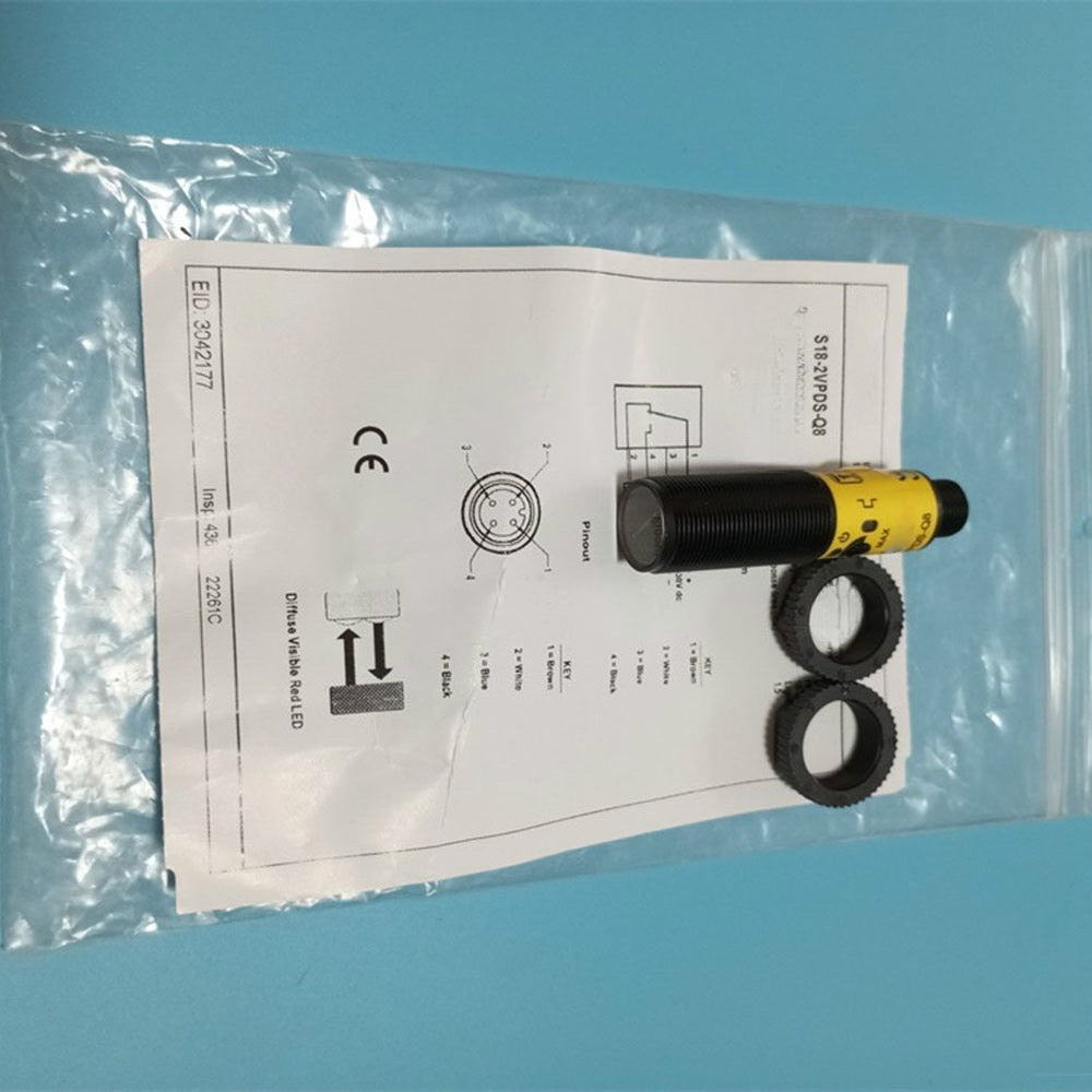 S18-2VPDS-Q8 Photoelectric Sensor For BANNER