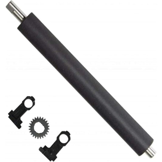 105934-034 Platen Roller with Bearings and Gear Compatible for Zebra GK420D GX420D GK430D GX430D ZP450 ZP500 ZP505 ZP550