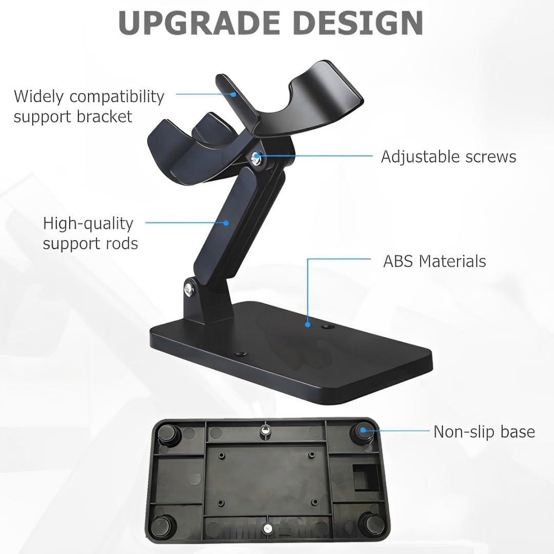 Universal Scanner Holder,Adjustable Barcode Scanner Stand,No Assembly Barcode Reader Bracket Compatible with 1900 1950 DS3678 DS2278 LS2208 Most Barcode Scanner