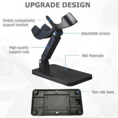 Universal Scanner Holder,Adjustable Barcode Scanner Stand,No Assembly Barcode Reader Bracket Compatible with 1900 1950 DS3678 DS2278 LS2208 Most Barcode Scanner