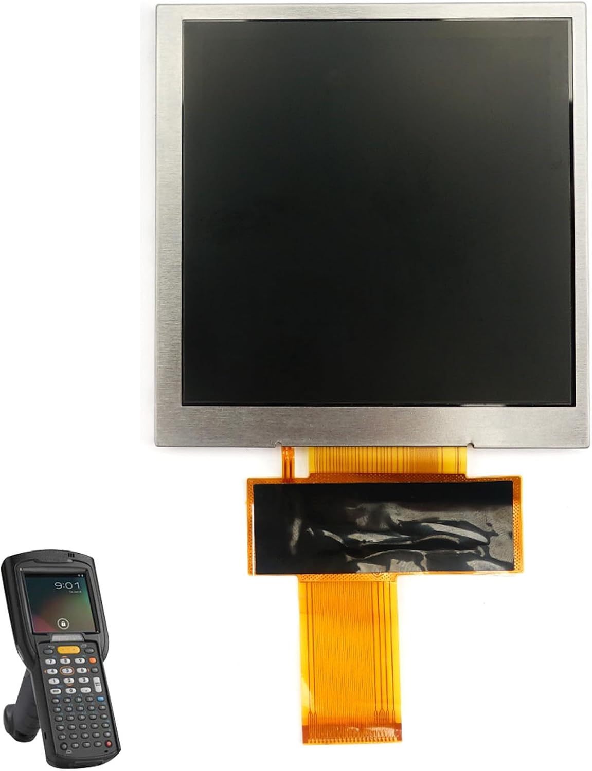 MC3200 LCD Screen Display Module for Zebra for Symbol MC3200 MC32N0-G MC32N0-R MC32N0-S Handheld Barcode Scanner with Cable,LCD ONLY,P/N:TM030ZDHG01