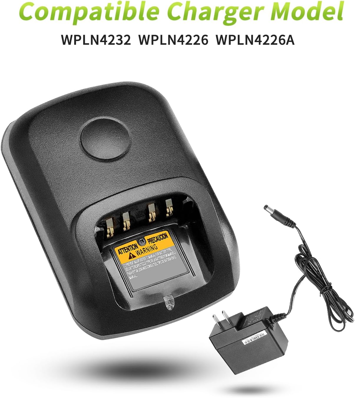 WPLN4226A WPLN4232 Charger for Motorola PMNN4409 PMNN4409AR PMNN4491 PMNN4491A PMNN4491B PMNN4493 PMNN4493A PMNN4448AR NTN8128A NNTN8560A  Battery Charger