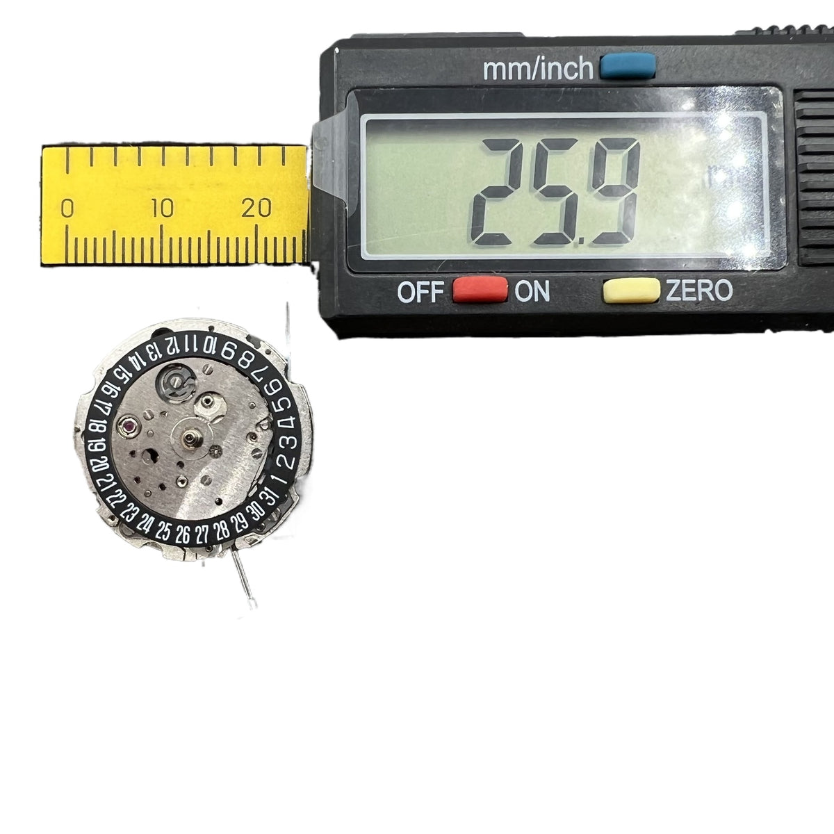 8215 Black Dial Date At 6  Automatic Mechanical Movement For Miyota/Citizen