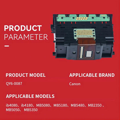 QY6-0087 Color Printhead Replacement for IB4020/IB4050/IB4080/IB4180/MB2020/MB2050/MB2320/MB2350/MB5020/MB5050/MB5080/MB5180/MB5310/MB5320/MB5350/MB5480