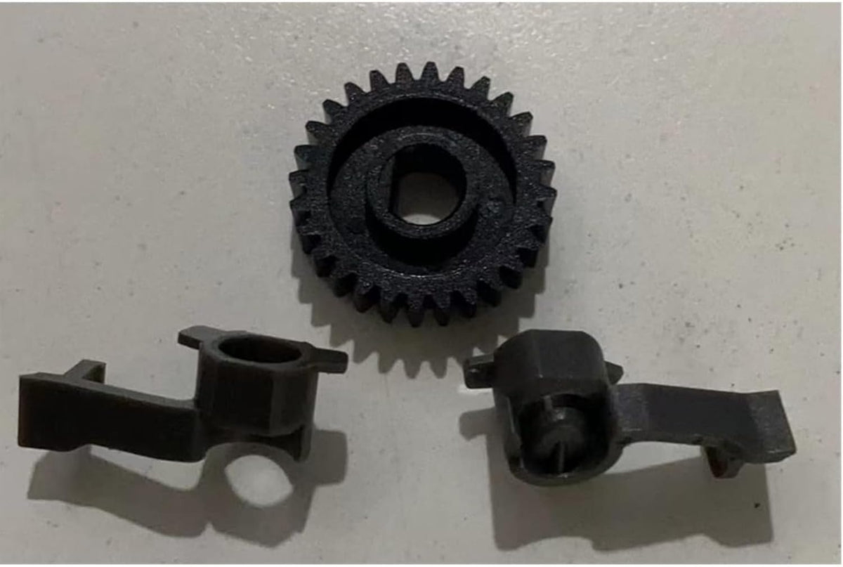 P1080383-222 Platen Roller with Bearings and Gear for Zebra ZD420T 203dpi Thermal Transfer Printer Compatible
