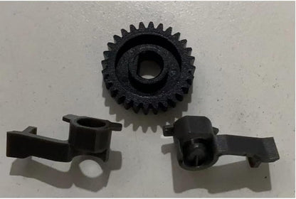 P1080383-222 Platen Roller with Bearings and Gear for Zebra ZD420T 203dpi Thermal Transfer Printer Compatible