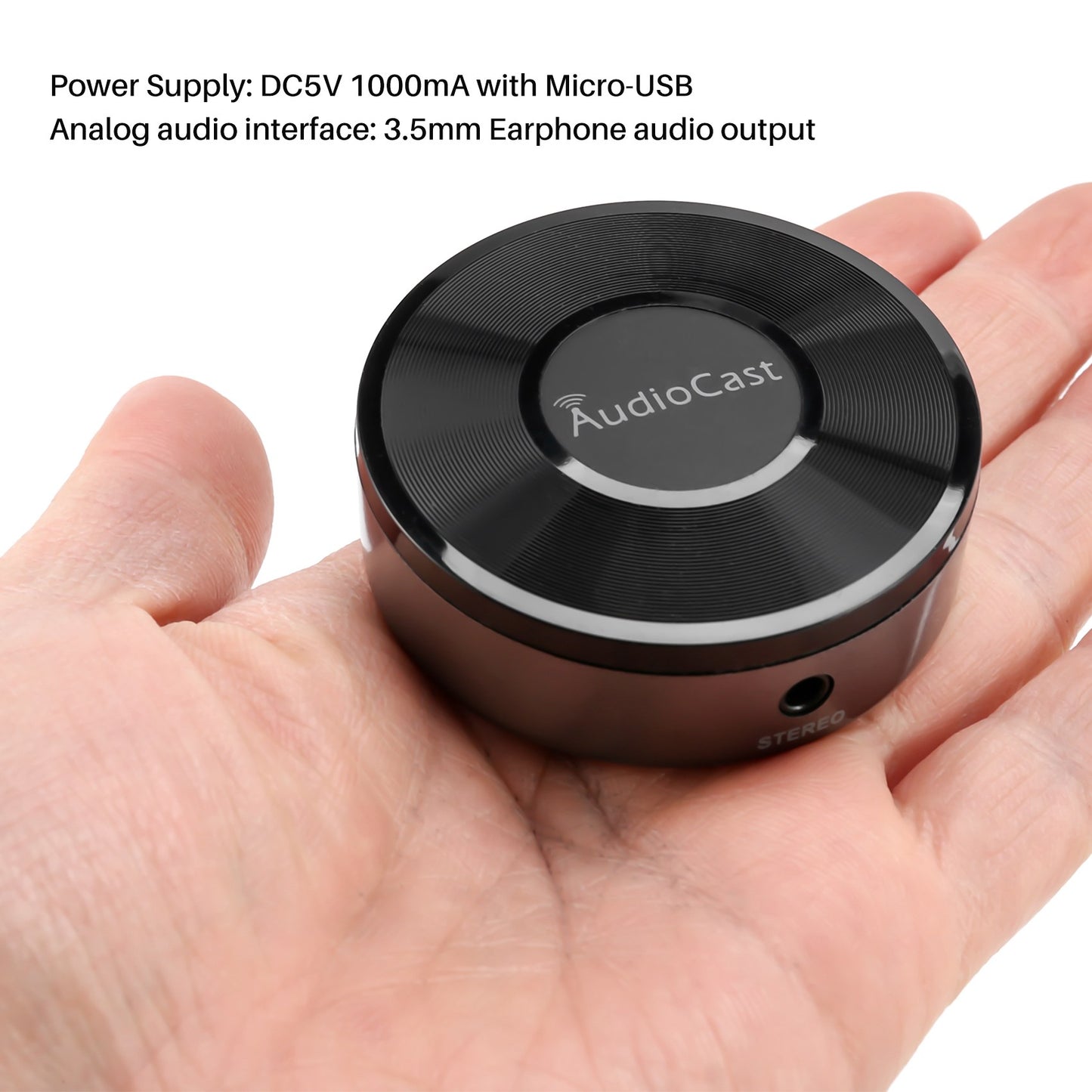 Audiocast M5 DLNA Airplay Adapter Wireless Wifi Music Audio Streamer Receiver Audio Music Speaker For Multi Room Streams-ABIU