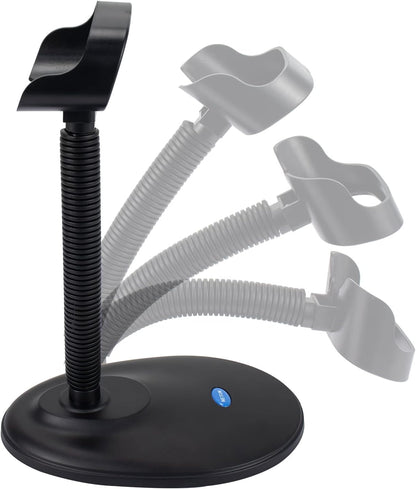 Adjustable Barcode Scanner Stand, Hands-Free Barcode Scanning Barcode Reader Cradle Holder Goose Neck Stand for NETUM NT-1698W NT1698LY NT-1228BL NT-1228BC