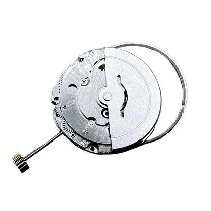 Silver GMT Mechanical Movement White Day Date Calendar 6 for 2813