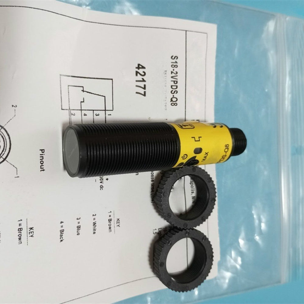 S18-2VPDS-Q8 Photoelectric Sensor For BANNER