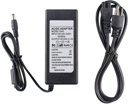 24V 4A AC Adapter Power Supply for Zebra ZP550 ZP450 GX420d GK420d GK420t GX420t GX430T GT810 HC100 Label Printer