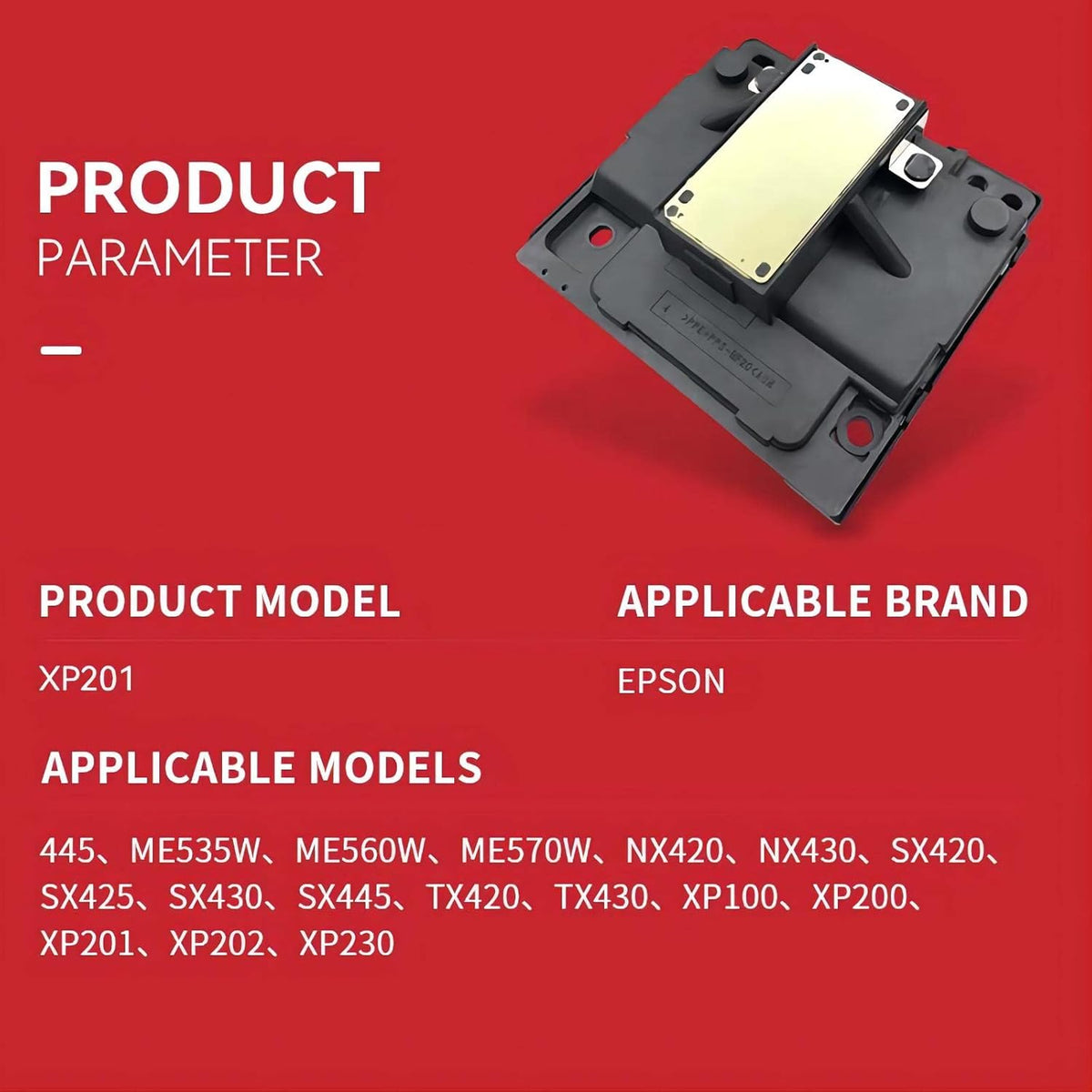 XP201 Printhead Replacement for XP200/XP230/TX430/SX430/445 Replacement Printer Print Head