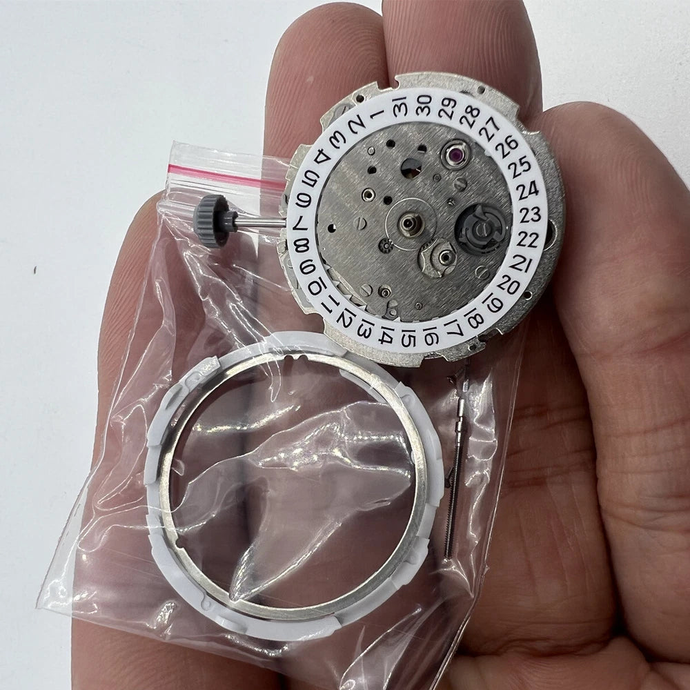 Silver  Men 8200 8215 Automatic Mechanical Movement for Miyota Citizen