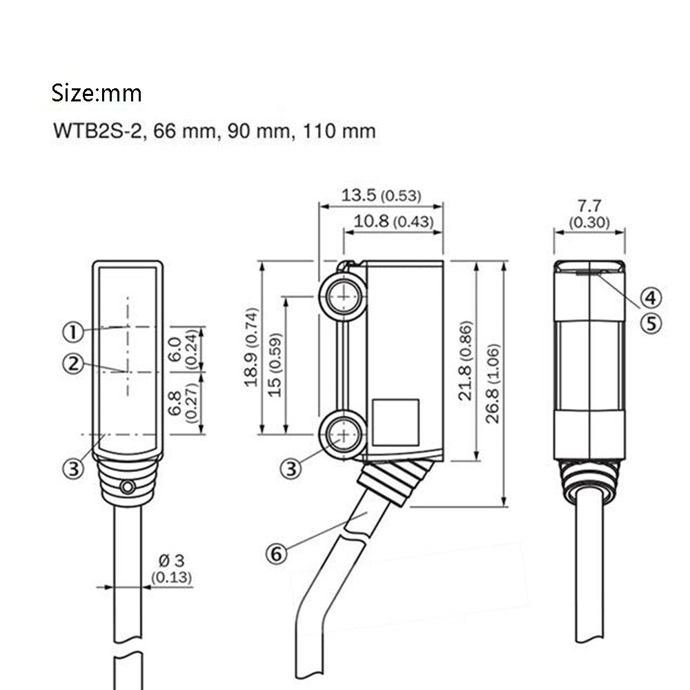WTB2S-2P3160 Photoelectric Sensor for Sick