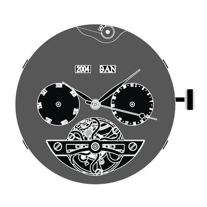 China Made Mechanical Automatic Movement for ST25 Seagull ST2503