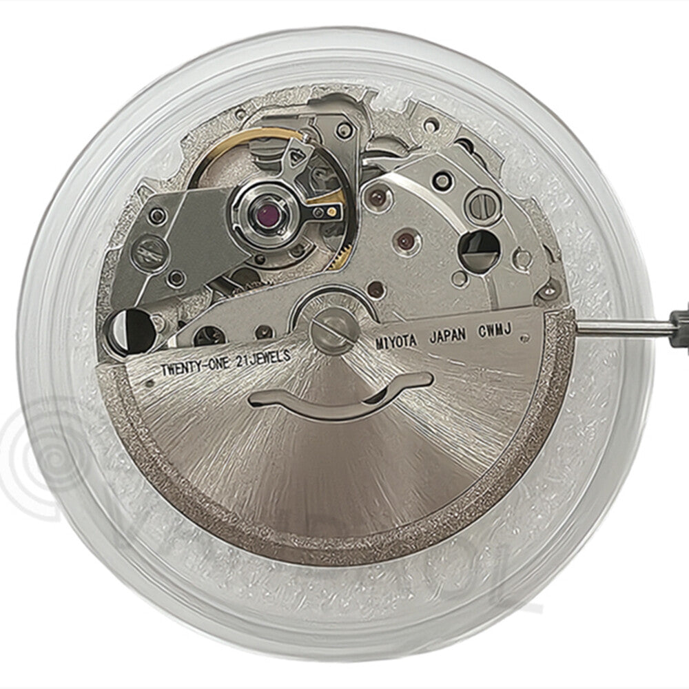 8215 Silver Plated Date At 6  Automatic Mechanical Movement for Miyota/Citizen
