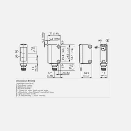 Miniature Photoelectric Sensors GSE6-N4111 For SICK
