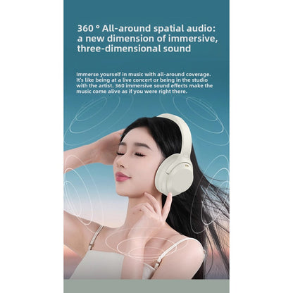 Head-mounted Bluetooth headset, wireless noise reduction headset, long standby for computer e-sports games
