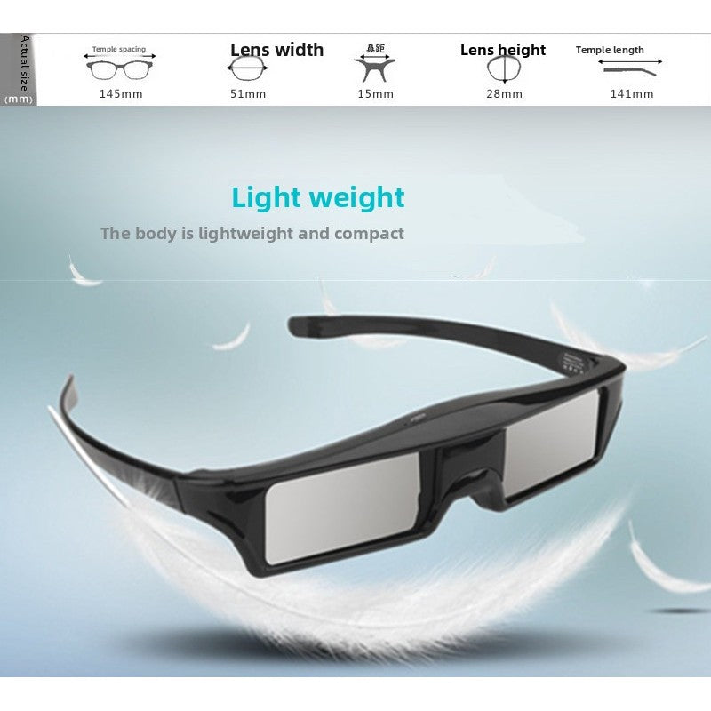 Suitable for EPSON Epson dedicated projector 3D glasses TW7000/6700/5700TX active shutter Bluetooth
