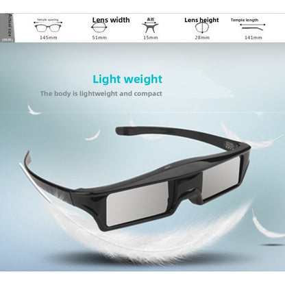 Suitable for EPSON Epson dedicated projector 3D glasses TW7000/6700/5700TX active shutter Bluetooth