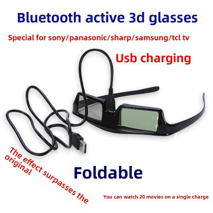 Active Shutter Bluetooth TV 3D Glasses For Samsung JU7800/JS9800 Xiaomi 2 Panasonic Sony Toshiba TCL