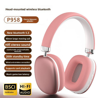 P958 Wireless Headset Long Battery Life Universal Bluetooth Headset Suitable for Apple Huawei Mobile Phones