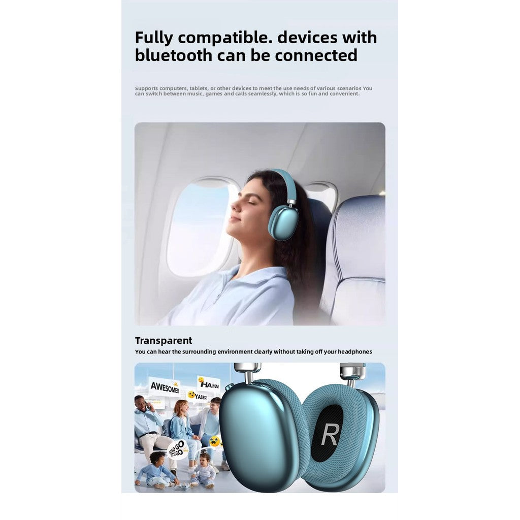 P959 headset Bluetooth headset wireless active noise reduction headset for computer e-sports games