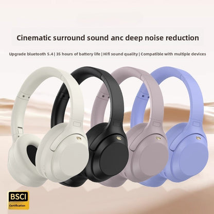 Head-mounted Bluetooth headset, wireless noise reduction headset, long standby for computer e-sports games