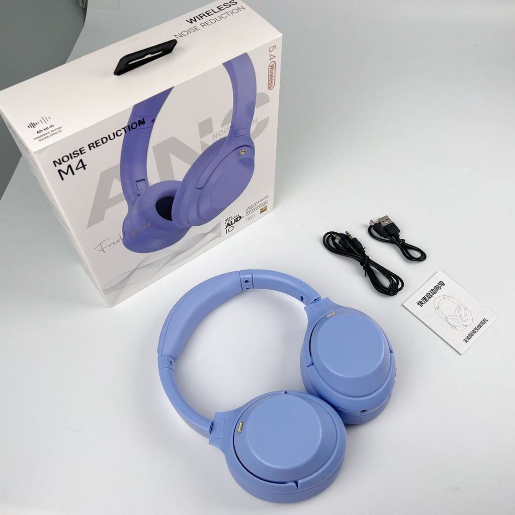 Head-mounted Bluetooth headset, wireless noise reduction headset, long standby for computer e-sports games