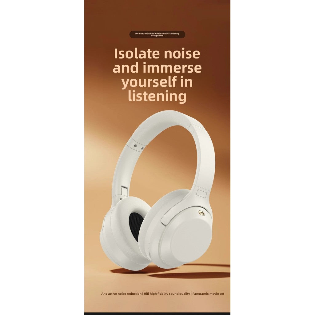 Head-mounted Bluetooth headset, wireless noise reduction headset, long standby for computer e-sports games