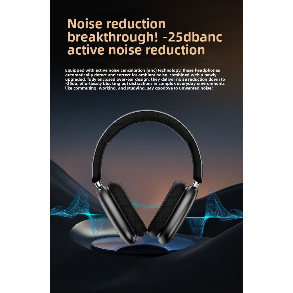 P958MAX Wireless Headset Bluetooth Headset Wired Long Life Type-C Headset