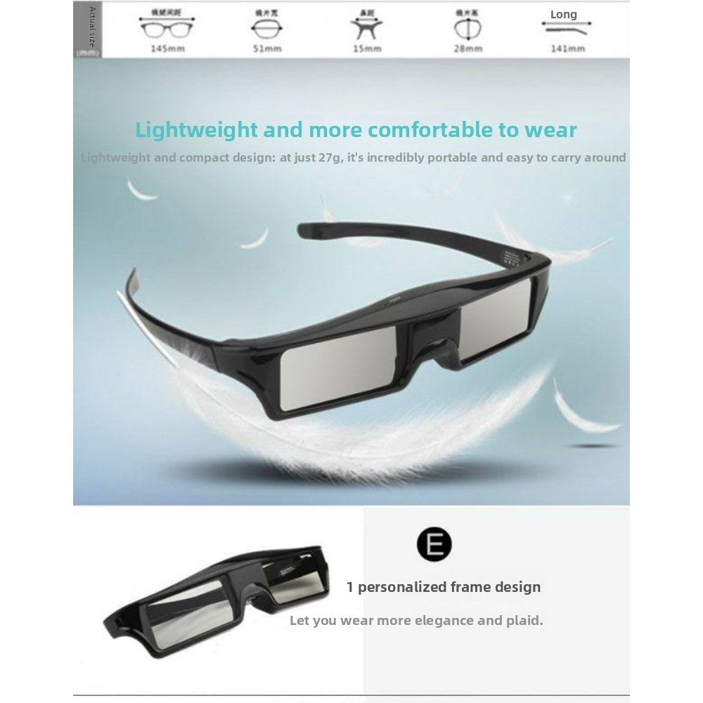Active Shutter Bluetooth TV 3D Glasses For Samsung JU7800/JS9800 Xiaomi 2 Panasonic Sony Toshiba TCL