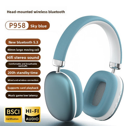 P958 Wireless Headset Long Battery Life Universal Bluetooth Headset Suitable for Apple Huawei Mobile Phones