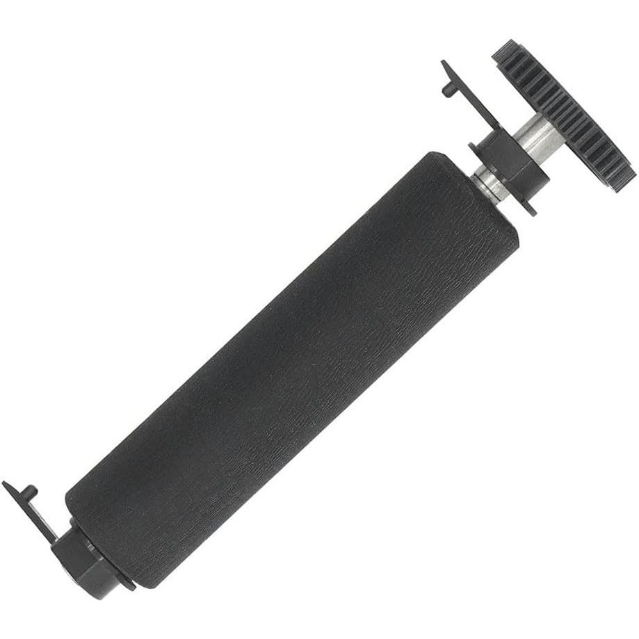 105910-150 Transfer Kit Platen Roller With Gear For Zebra TLP-2824 TLP2824 Plus Thermal Printer Parts Rubber Replacement Roller Accessory Black, Printer Pressure Roller