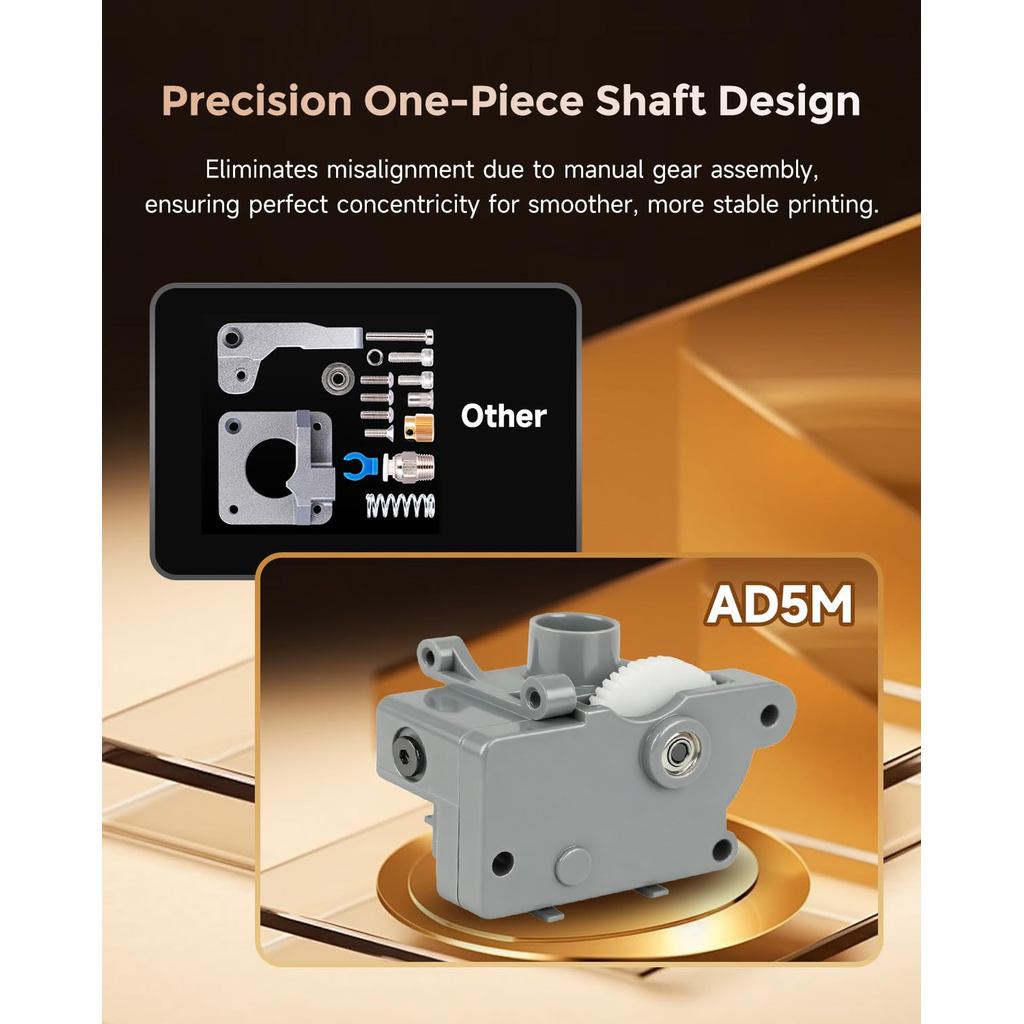 Adventurer 5M Series Drive Feeder 3D Printer Parts Filament Feeding Assembly for Adventurer 5M/ Pro Printers