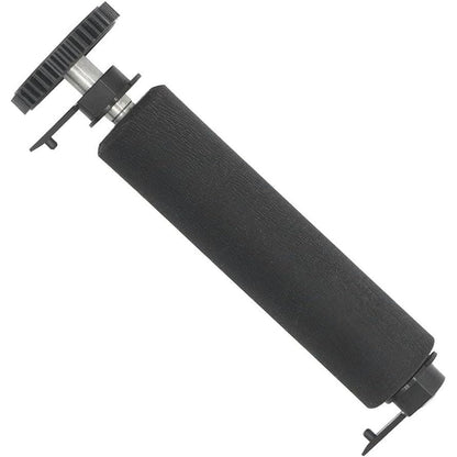 105910-150 Transfer Kit Platen Roller With Gear For Zebra TLP-2824 TLP2824 Plus Thermal Printer Parts Rubber Replacement Roller Accessory Black, Printer Pressure Roller