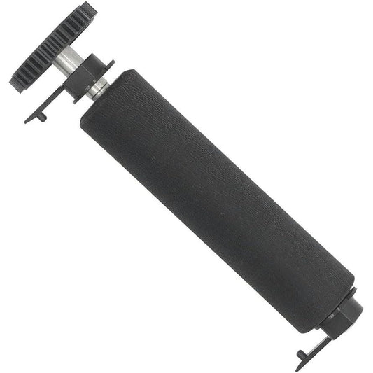 105910-150 Transfer Kit Platen Roller With Gear For Zebra TLP-2824 TLP2824 Plus Thermal Printer Parts Rubber Replacement Roller Accessory Black, Printer Pressure Roller