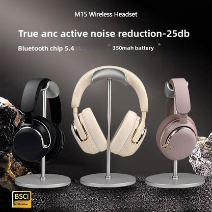 M15 Bluetooth headset, wireless head-mounted game noise reduction headset, long battery life, heavy bass sports, free switch noise reduction