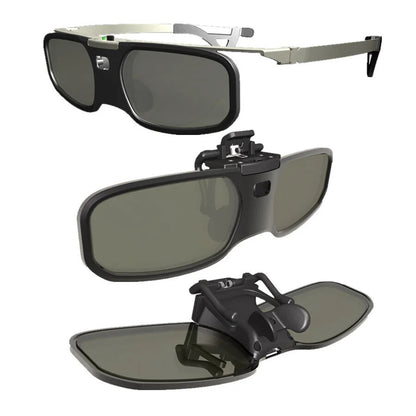 Myopia Clip-on Bluetooth Active Shutter 3D Glasses for Epson 5200/5300 Projector