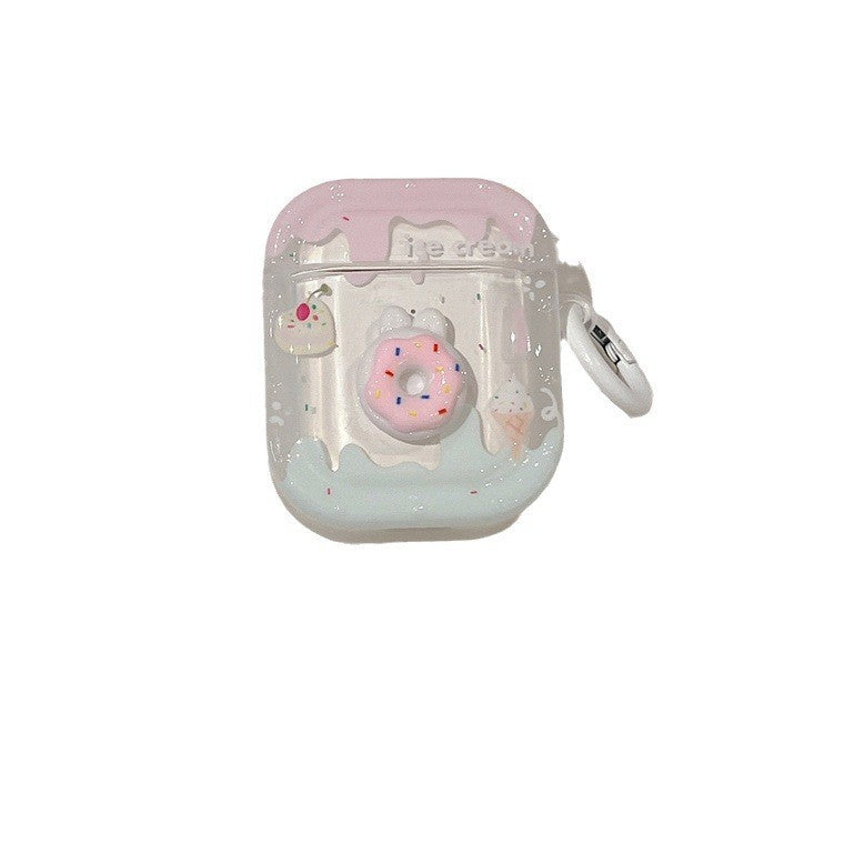 ins cute three-dimensional donut for AirPods Pro protective case Apple 2/3 generation wireless bluetooth headset case