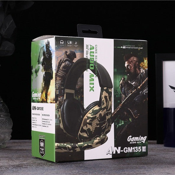 Wired headset, computer headset, headset with microphone wire control, phone headset, e-sports game, headset, stereo ear