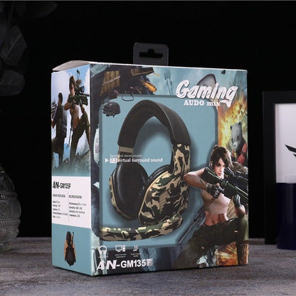 Wired headset, computer headset, headset with microphone wire control, phone headset, e-sports game, headset, stereo ear