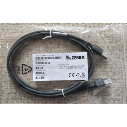 USB Cable 7ft 2M for Symbol Zebra Barcode Scanner  CBA-U25-S09ZAR