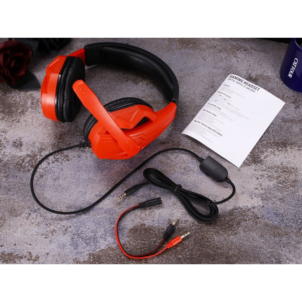 Wired headset, computer headset, headset with microphone wire control, phone headset, e-sports game, headset, stereo ear