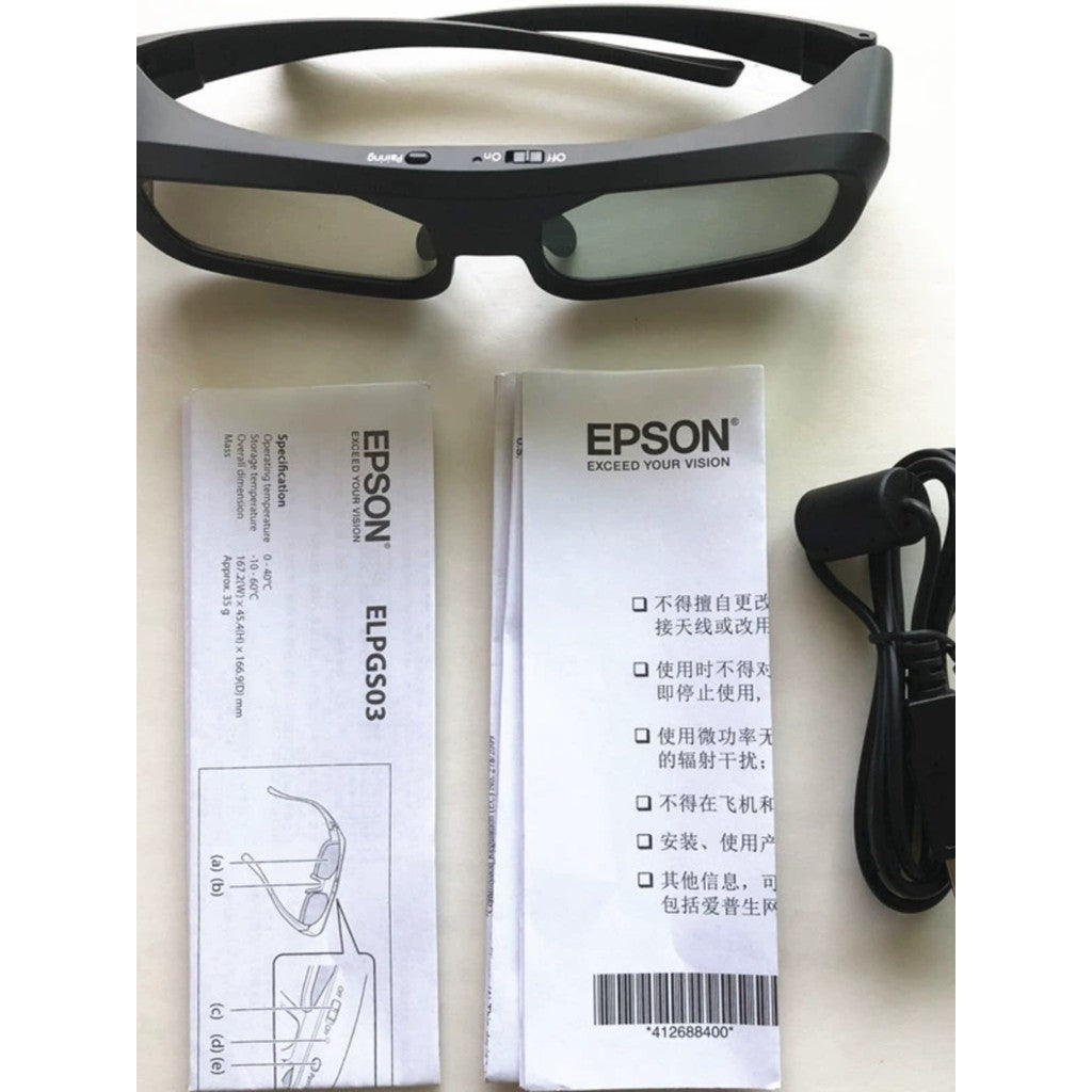 compatible  For  Epson  Bluetooth shutter 3D glasses ELPGS03TW7000/7400/5700TZ3000