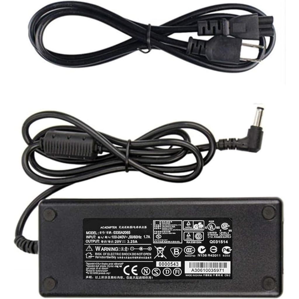 AC/DC Adapter Compatible for Zebra Eltron TLP2844 TLP LP 2844 2824 GC420 GC420T GC420D Label Printer 20V 3.25A LP2844 Power Supply